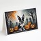 Edge Collections - 5" x 7" - Multicolor - Boston Terrier Cute Spooky Halloween Greeting Cards - 8 Pieces